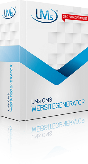 LMs CMS Websitegenerator: Professionell, schnell und preiswert eine Webseite erstellen: Mit dem Websitegenerator von LMs sicher ans Ziel!
